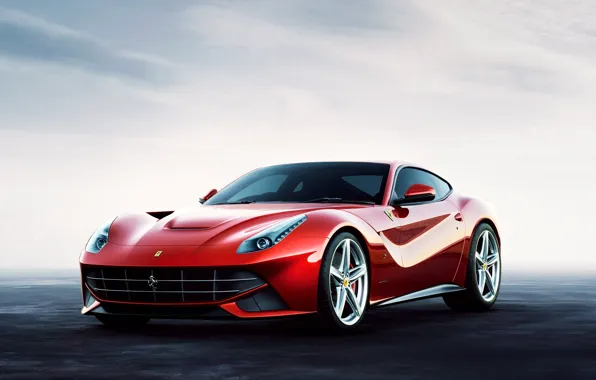 Car, красный, red, supercar, ferrari, f12