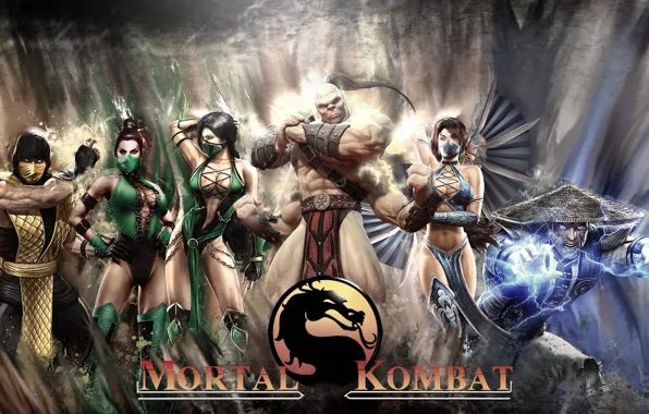 Картинка Смертельная Битва, Mortal Kombat, Kitana, Горо