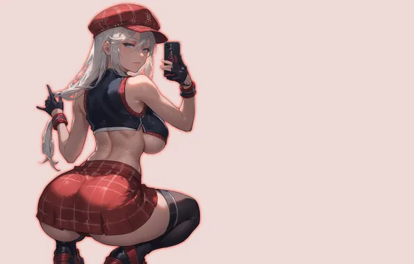 Red, girl, hot, sexy, ass, photo, anime, pretty