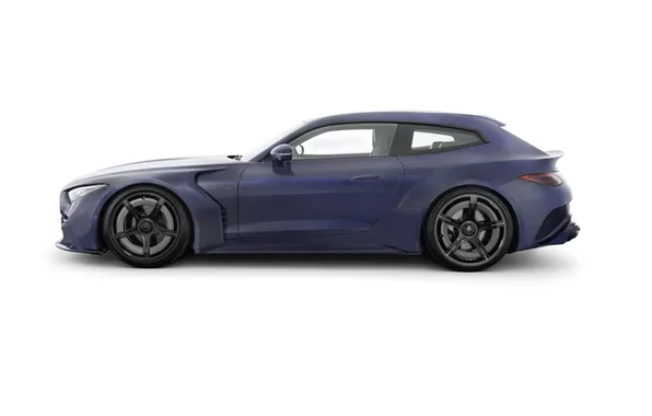 Белый фон, Brabus, limited edition, гибридный гиперкар, Deep Blue, hybrid hypercar, Mercedes-AMG SL 63 S …