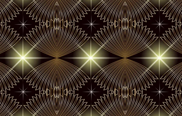 Black, design, pattern, stars