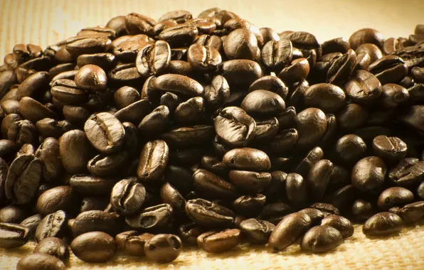 Картинка макро, кофе, зерна, macro, beans, coffee