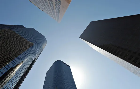 Sky, lines, buildings