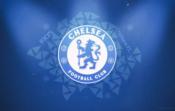 Картинка обои, футбол, рабочий стол, эмблема, football, Челси, Chelsea, фанатам