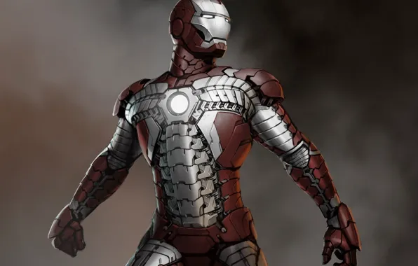 Картинка iron man, artwork, concept art, marvel comics