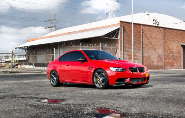 Картинка бмв, BMW, red, красная, e92