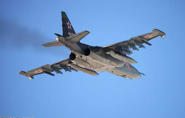 Картинка полет, Грач, Су-25, ВВС России, Su-25