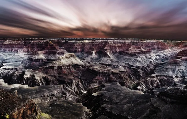 Картинка небо, скалы, Grand Canyon
