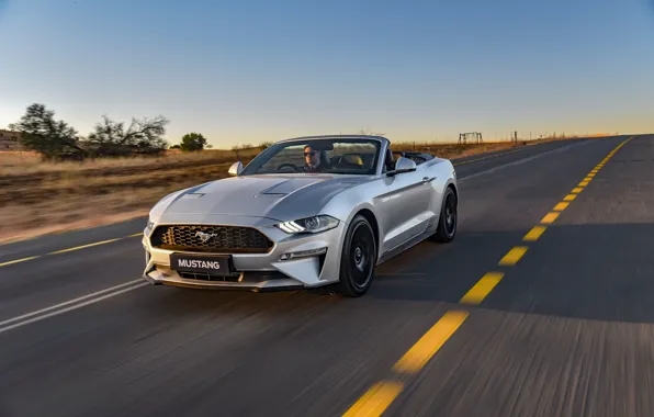 Car, Mustang, Ford, speed, Ford Mustang EcoBoost Convertible