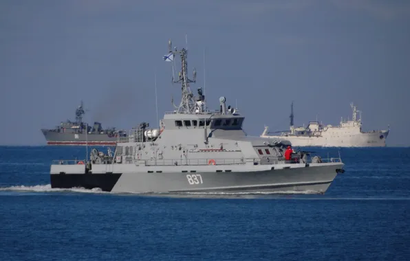 ВМФ, учения, Черное море, Черноморский Флот, противодиверсионный катер, &quot;Грачонок&quot;