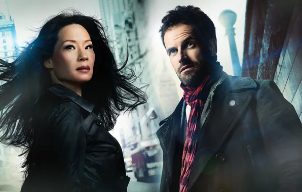 Картинка сериал, детектив, постер, криминал, Джонни Ли Миллер, Lucy Liu, Элементарно, Elementary