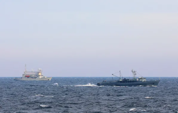 Море, корабли, разведчик, балтийское, торпедолов