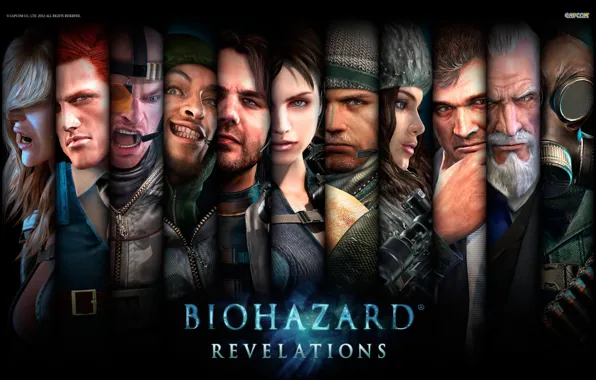 Wallpaper, resident evil, персонажи, Capcom, Resident Evil: Revelations, Biohazard, Джилл Валентайн, Jill Valentine
