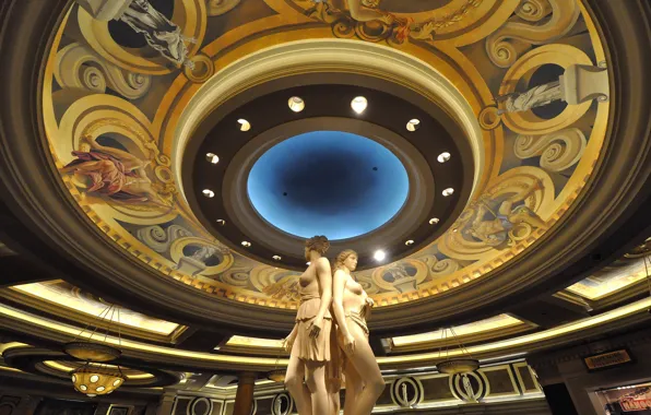 Картинка Лас-Вегас, США, скульптура, отель, казино, Caesars Palace