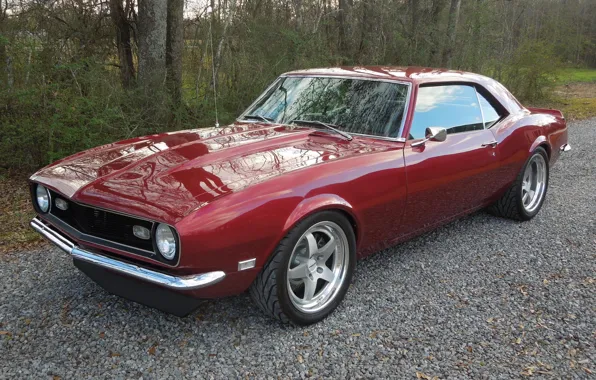 Картинка Chevrolet, Camaro, Red, 1968