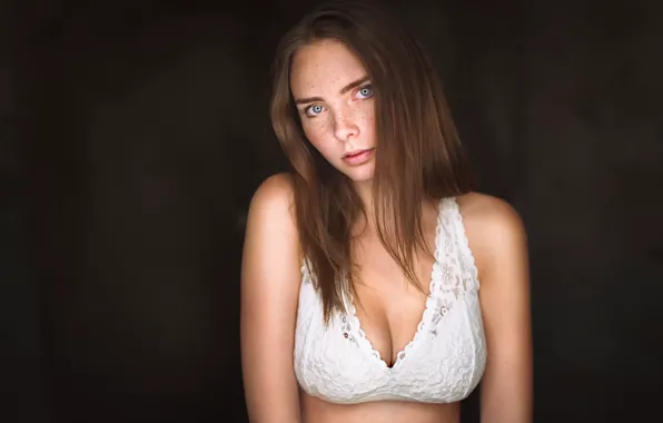 Декольте, веснушки, прелесть, The Photo Fiend, Ring Lights and LR Presets