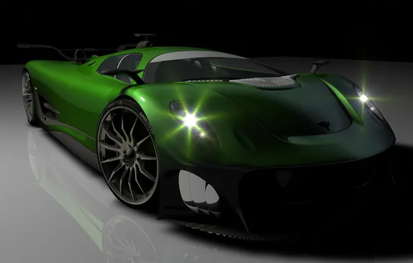 Свет, тюнинг, диски, рендер, OT3gt1a
