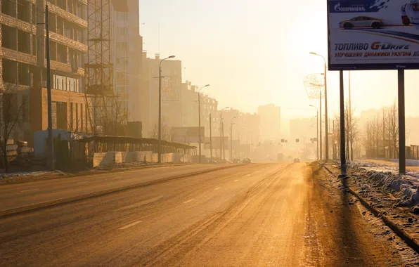 Картинка рассвет, утро, Челябинск