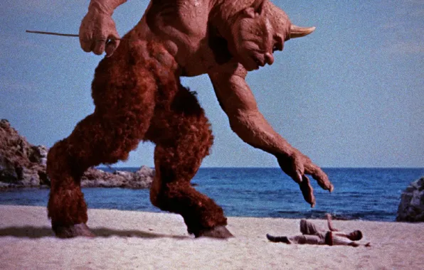 Картинка США, Фэнтези, Циклоп, 1958, Columbia Pictures, Приключения, Columbia Pictures Corporation, The 7th Voyage of Sinbad