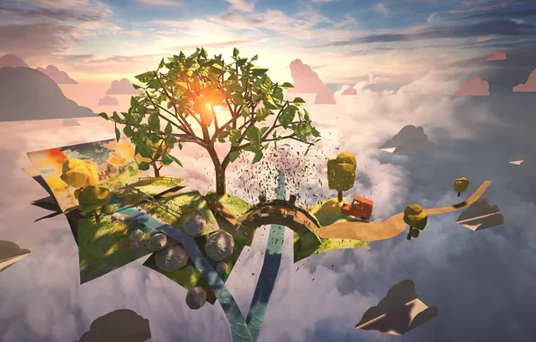 Rock, game, sky, cloud, kumo, VR, Virual Reality, Penny Black Studios