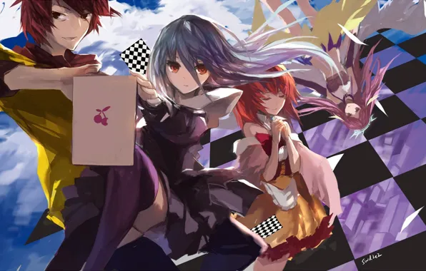 Аниме, арт, двое, No Game No Life, Персонажи, Нет Игры Нет Жизни