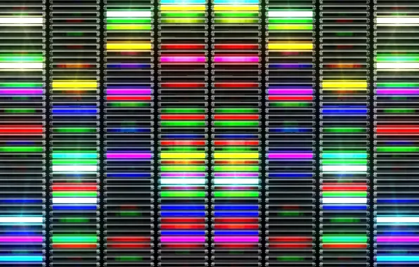 Огни, Неон, Wall, Neon, Рендеринг, By shaihulud, Neon Lights, Neon Lights Wall VJ
