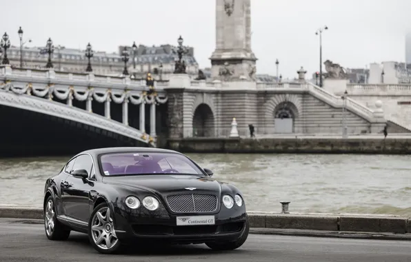 Картинка Bentley, Continental, Black, Diamond