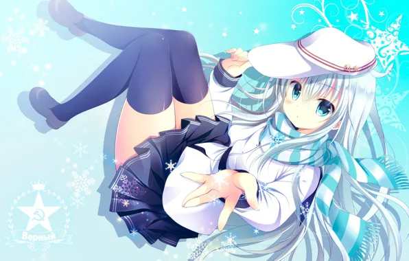 Аниме, арт, девочка, Kantai collection