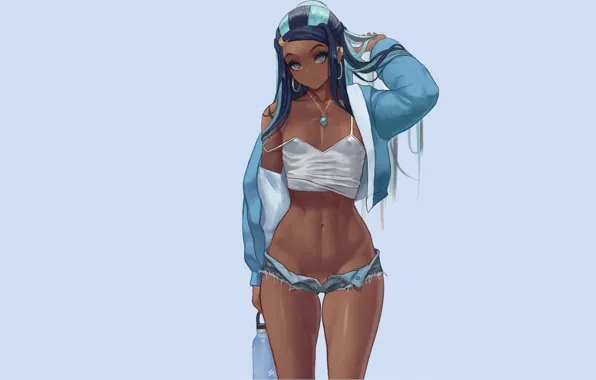 Girl, hot, sexy, anime, brown, pretty, pokemon, babe