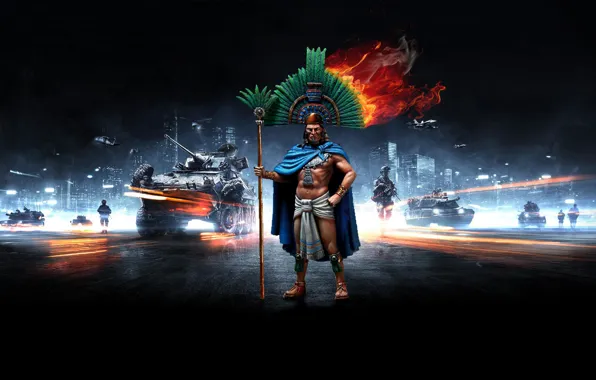 Battlefield, ацтек, Монтесума, Montezuma
