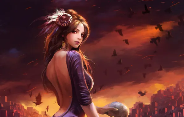 Картинка girl, fantasy, legend of the cryptids