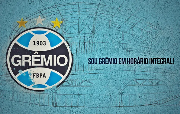 Wallpaper, sport, logo, football, Gremio