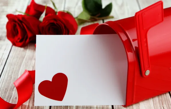 Сердце, red, love, romantic, hearts, valentine's day, gift, roses