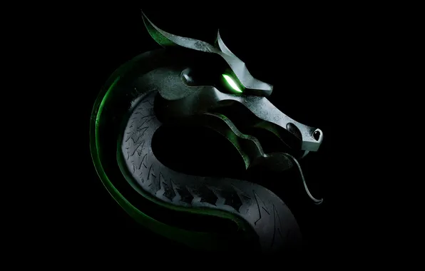 Дракон, профиль, постер, 2025, Mortal Kombat II, Мортал Комбат 2