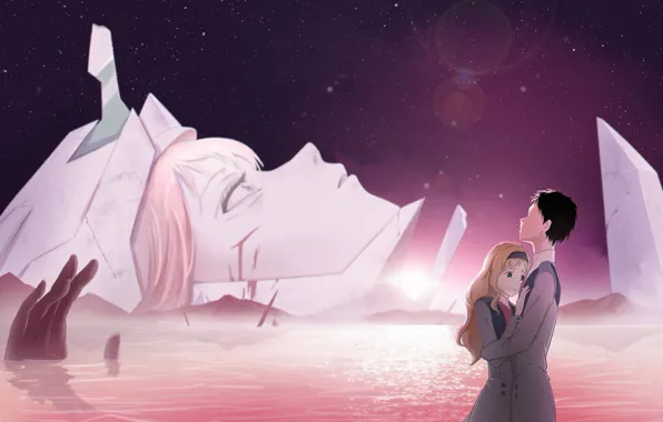 Девушка, пара, парень, двое, 002, Darling In The Frankxx, Милый во Франксе