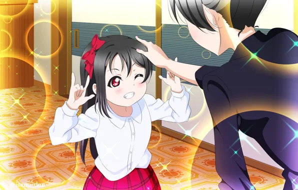 Счастье, улыбка, сияние, девочки, блеск, Love Live School Idol Project, Живая любовь