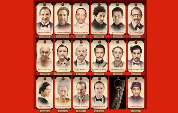 Edward Norton, Ralph Fiennes, Saoirse Ronan, Bill Murray, Léa Seydoux, Отель Гранд Будапешт, The Grand …