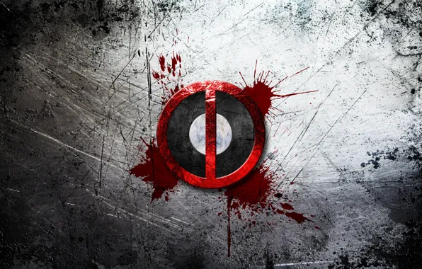 Лого, logo, Deadpool, Marvel, Дэдпул, Марвел