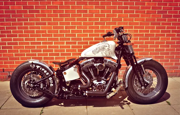 Harley-Davidson, Custom, Motorbike, Bobber