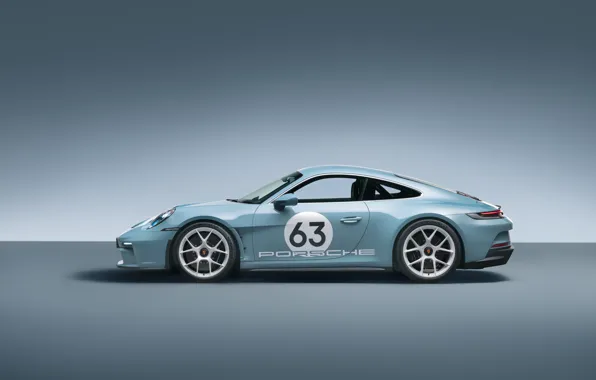 Картинка 911, Porsche, side view, Porsche 911 S/T Heritage Design Package