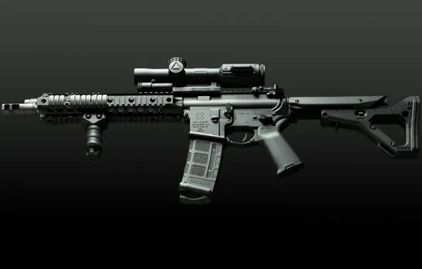 Оружие, assault rifle, AR-15, штурмовая винтовка