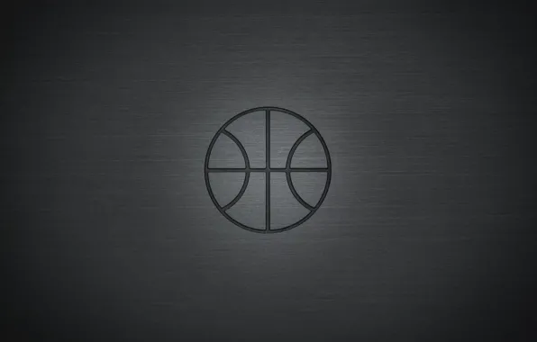 Картинка Мяч, Серый, Баскетбол, Фон