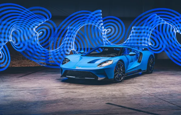Ford, суперкар, Ford GT, 2017, H040, Riviera Blue