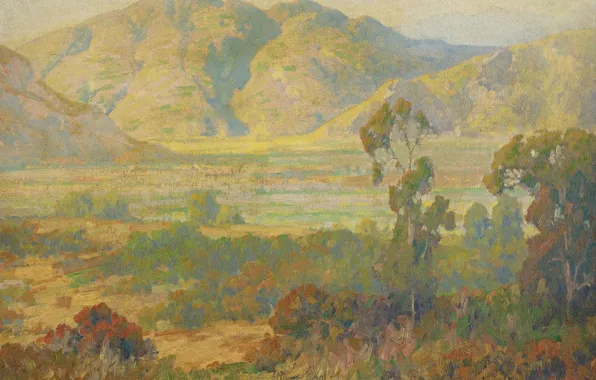 Пейзаж, Maurice Braun, Морис Браун, ПУСТЫНЯ. ПАНОРАМА