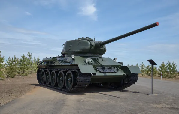 Танк, СССР, советский, средний, периода, T-34-85, второй мировой войны