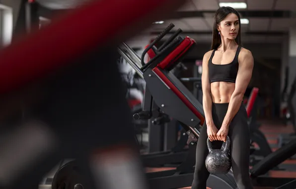 Woman, model, pose, workout, fitness, exercises