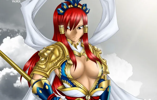 Fairy Tail, Эльза, Хвост Феи, Эльза Алая