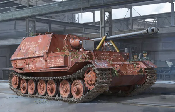 Германия, САУ, Ferdinand, Истребитель танков, Бронетехника