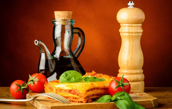 Листья, кувшин, помидоры, салат, специи, meat, tomato, Baking