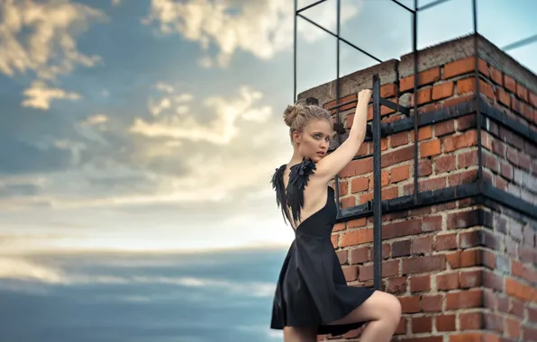 Девушка, фон, Antonia